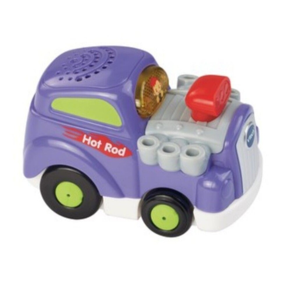 Vtech GoGo Smart Wheels Purple Hotrod Lights & Sound -Tested- Battery Operated
